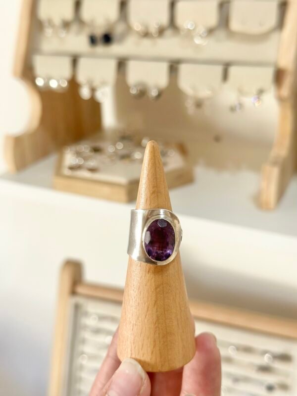 Anillo Amatista Regulable