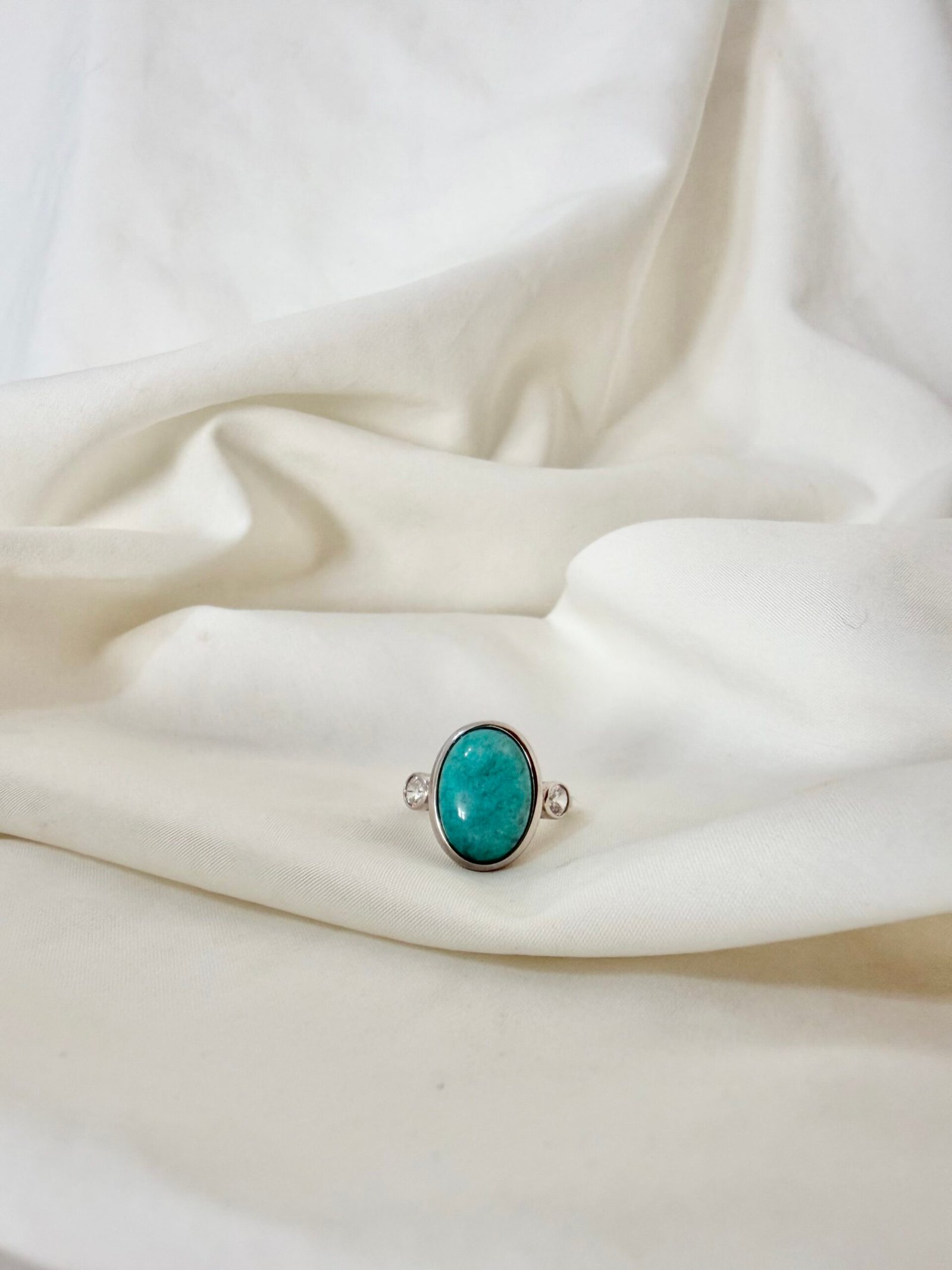 Anillo Amazonita Natural - Imagen 2
